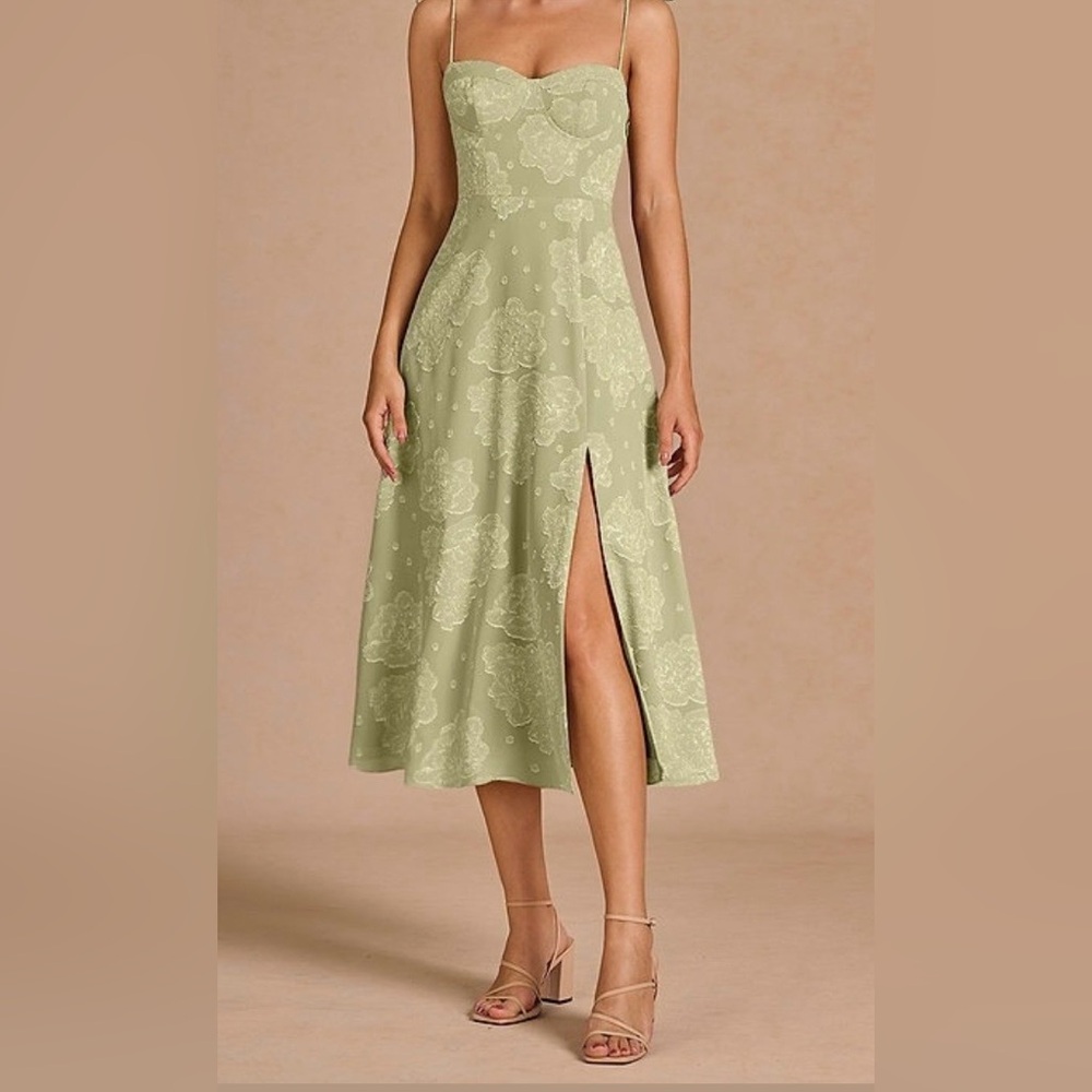 Azazie Atelier Celadon Ophelie  Midi Dress